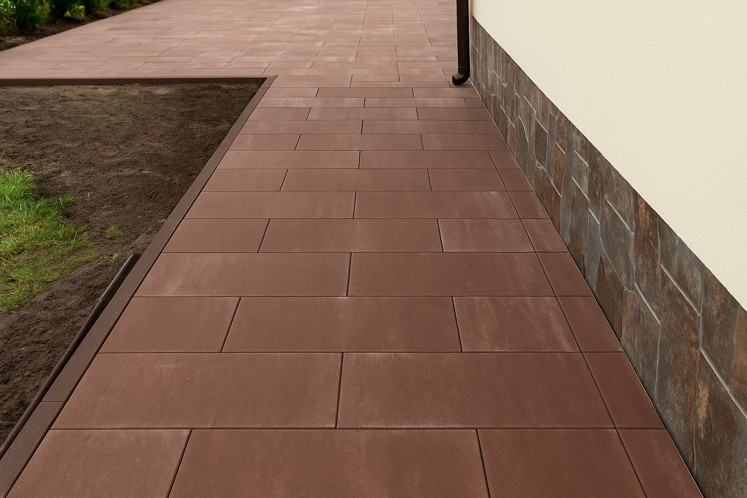 Укладання тротуарної плитки Лайнстоун-30 Порто