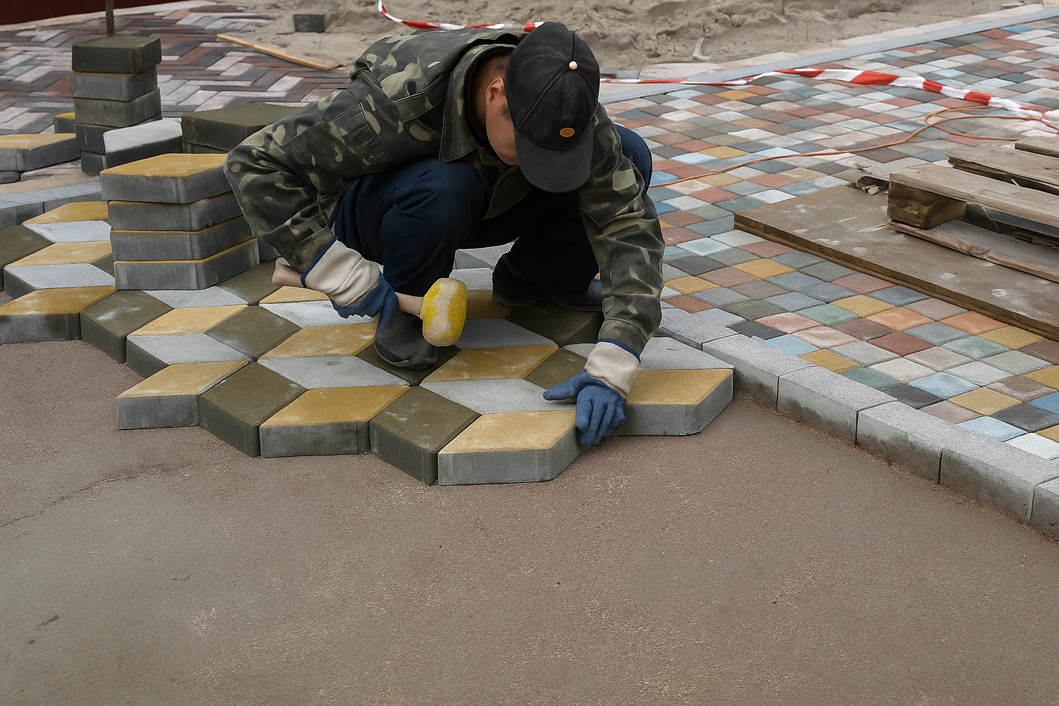 Укладання тротуарної плитки